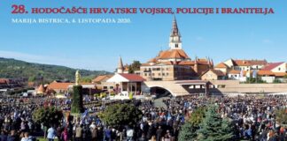 Hodočašće Hrvatske vojske policije branitelja