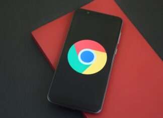 Google Chrome on smartphone